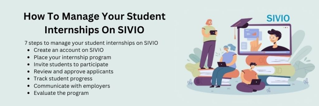 How To Manage Your Student Internships On SIVIO